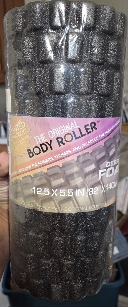 Original Body Roller - Deep Tissue Massaging Foam Roller (New In Plastic)