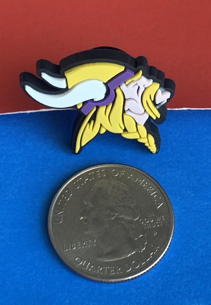 Minnesota Vikings, Shoe Charm For Crocs.