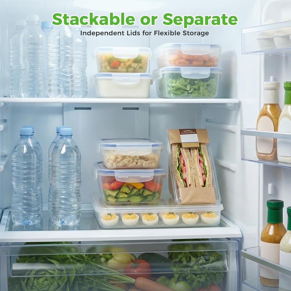 HANSGO Deviled Egg Containers with Lid, 24 Box, 24 Box