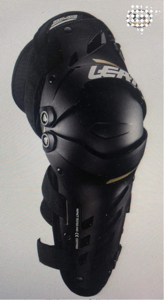 Leatt Knee Guard Dual Axis Jr Junior (Black-Junior)