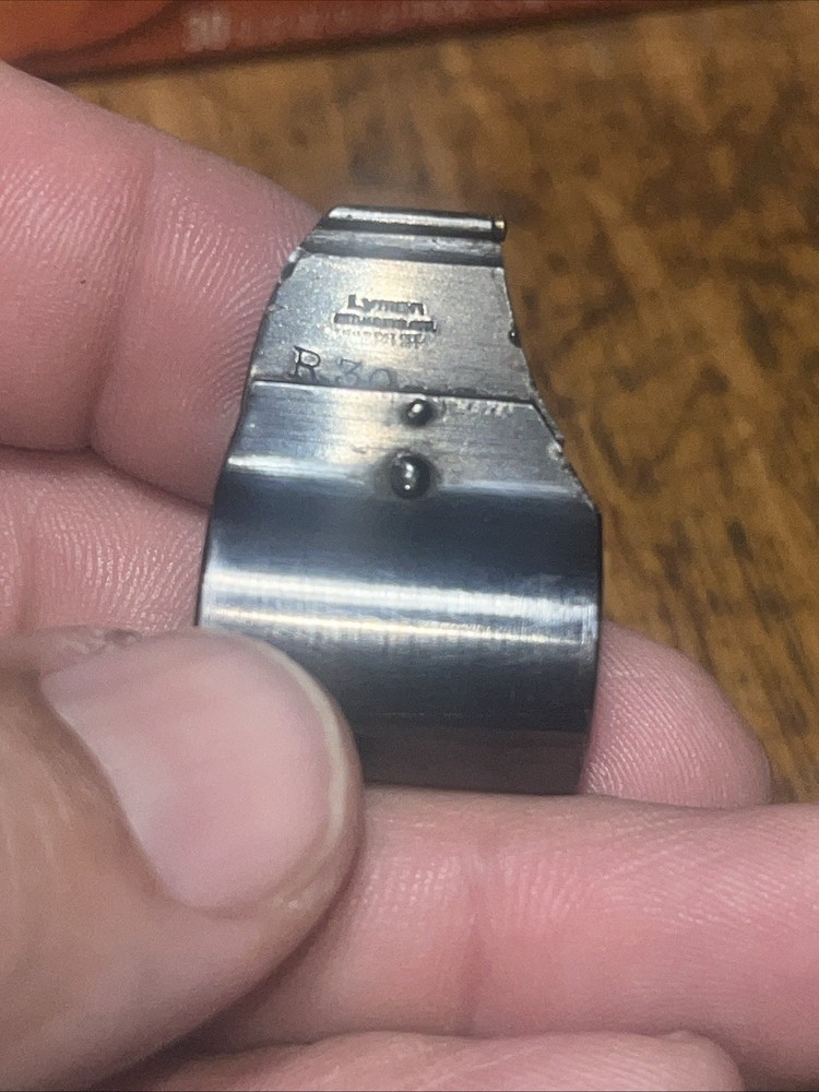 Lyman R30 Front Sight Barrel Mount With Keyway