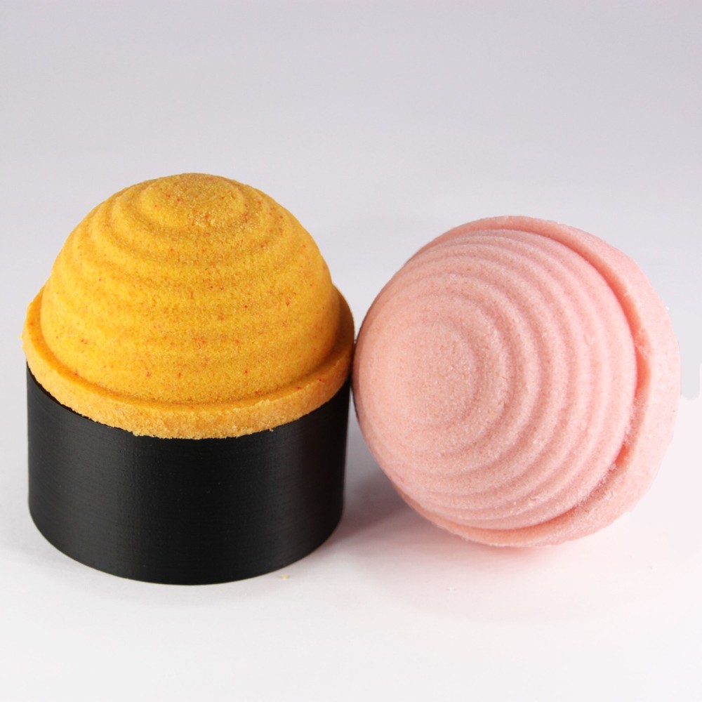 RIPPLE BALL Bath Bomb Mold, DIY original BathBombs Set 3D Printed Kit