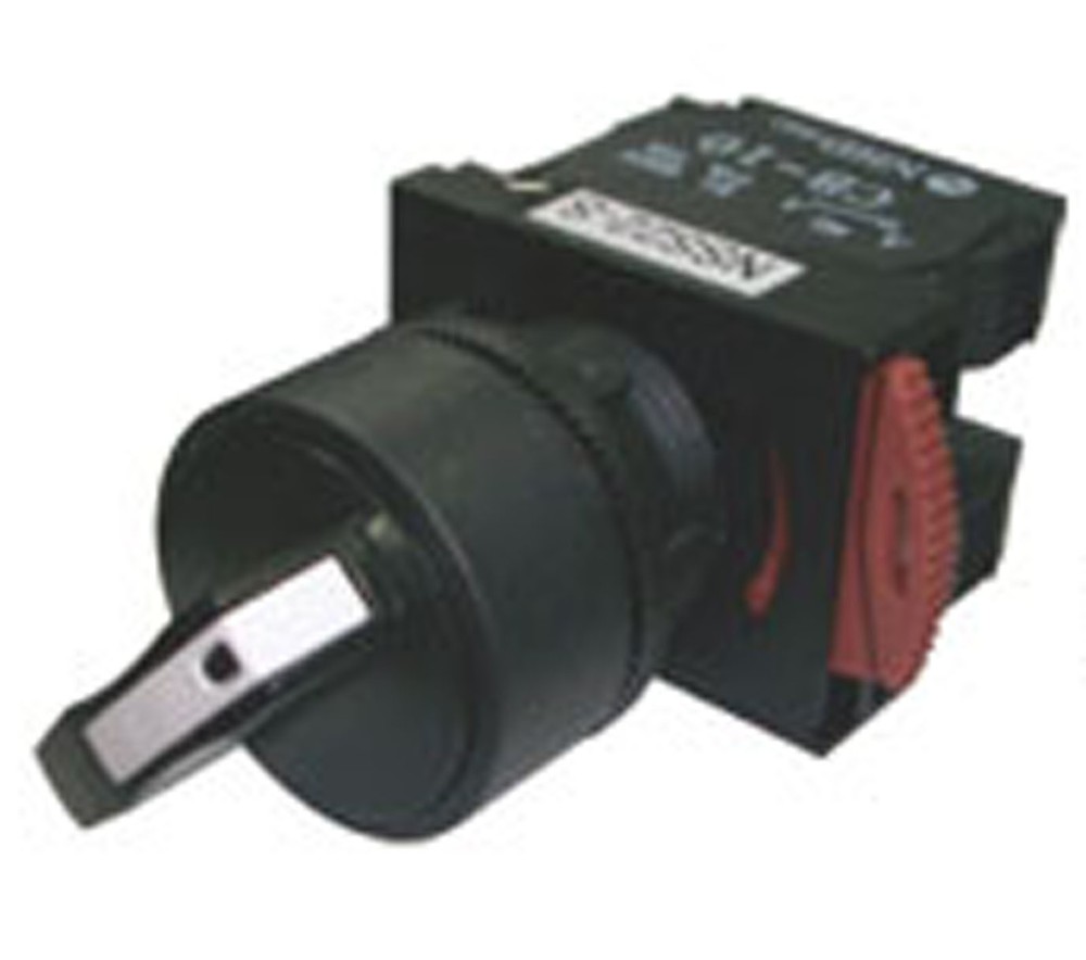 NHD NSS22-L111 Long Shaft 2 Position (Spring Return) Selector Switch 1a1b