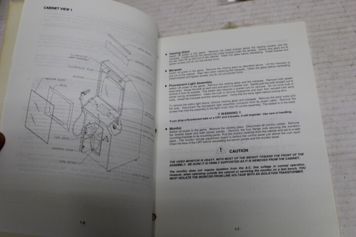 ATARI MAXIMUM FORCE Arcade Manual