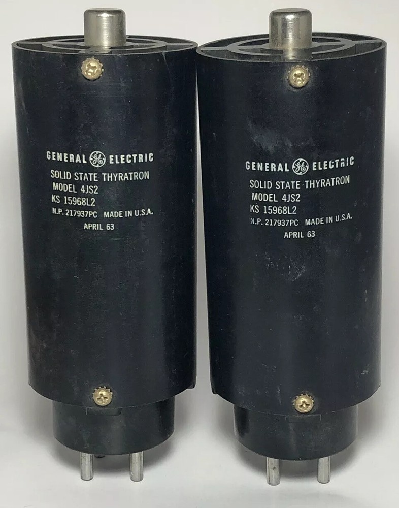 2 GE Solid State Thyratrons 4JS2 KS 15968 L2