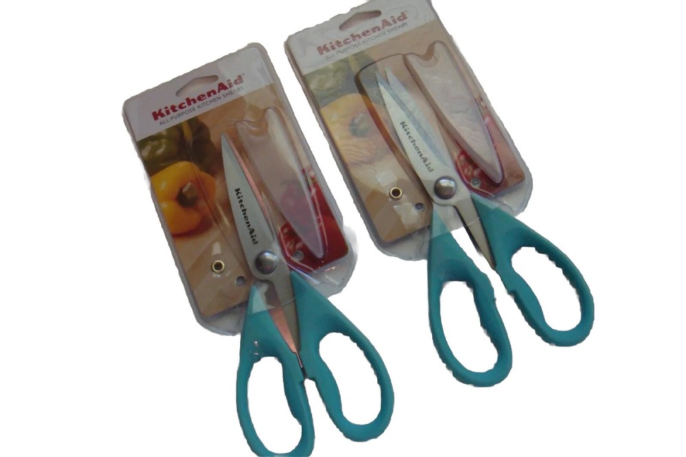 2 x KitchenAid Kitchen Shears Aqua Sky (HAQA)