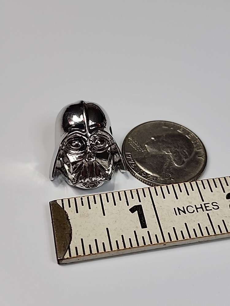 Darth Vader Silver Helmet Lapel Pin Star Wars
