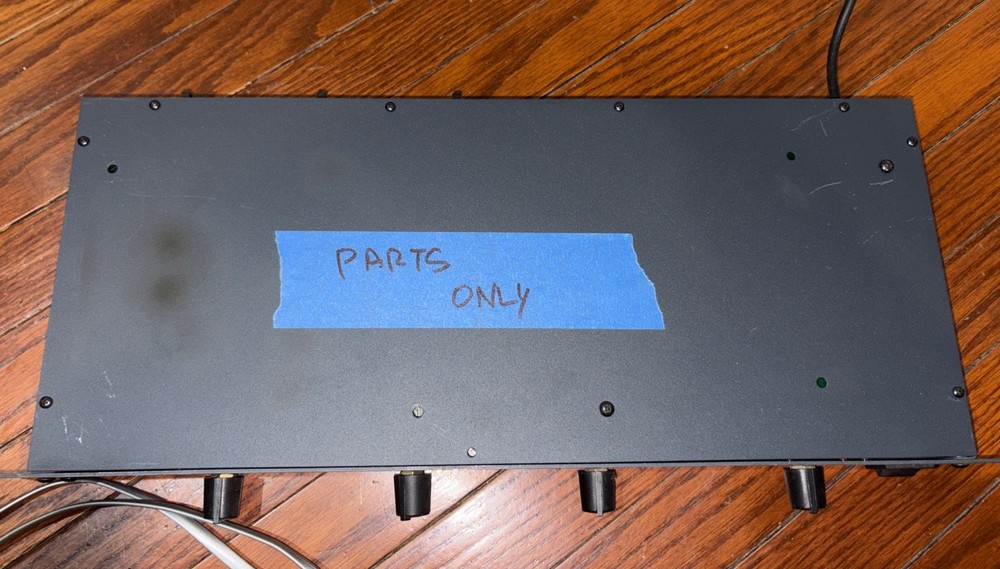 Biamp Advantage Equalizer 8 Channel 3 Band & Microphone Mixer 301e Untested