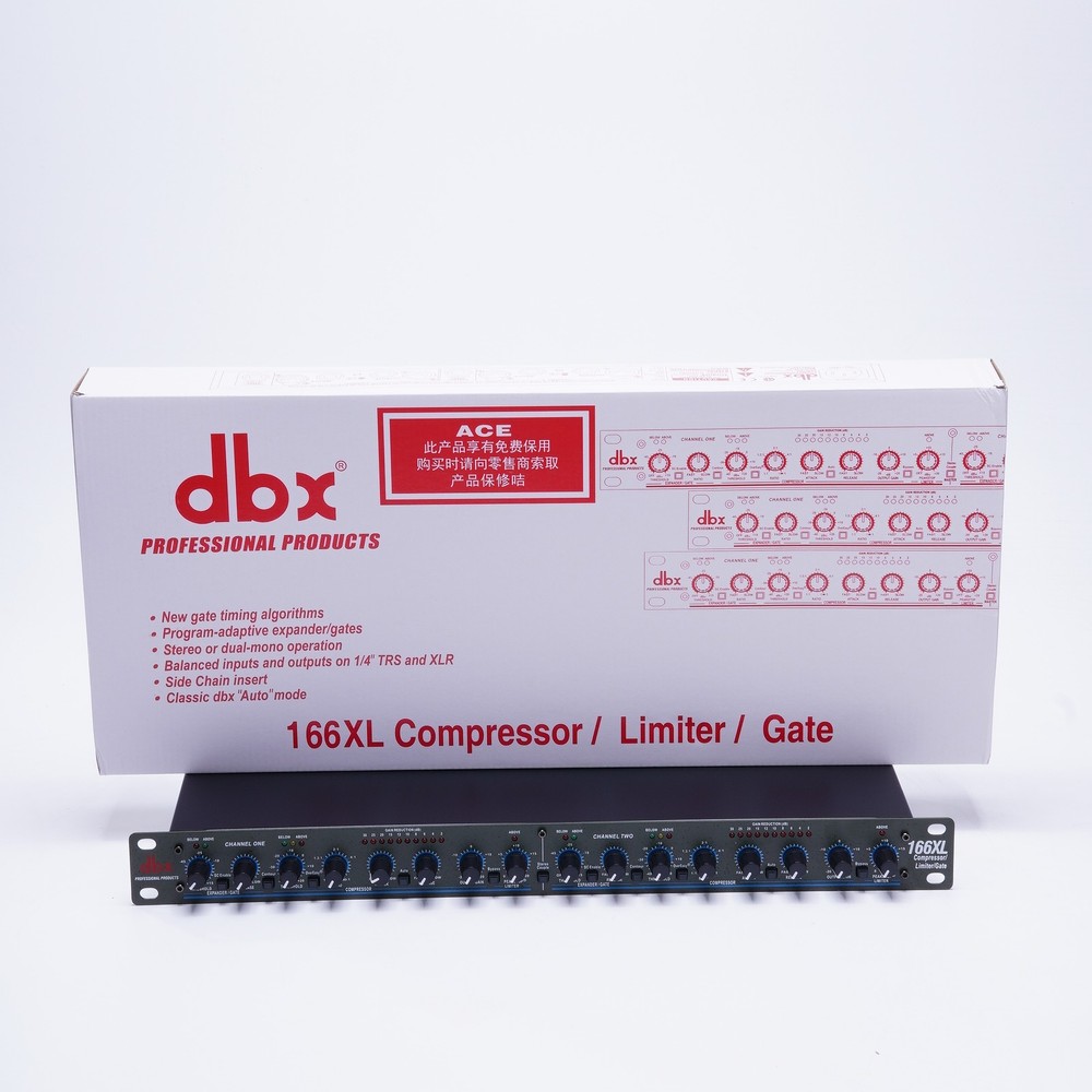 New US DBX 166XL Compressor Limiter/Gate Effects DSP Processor
