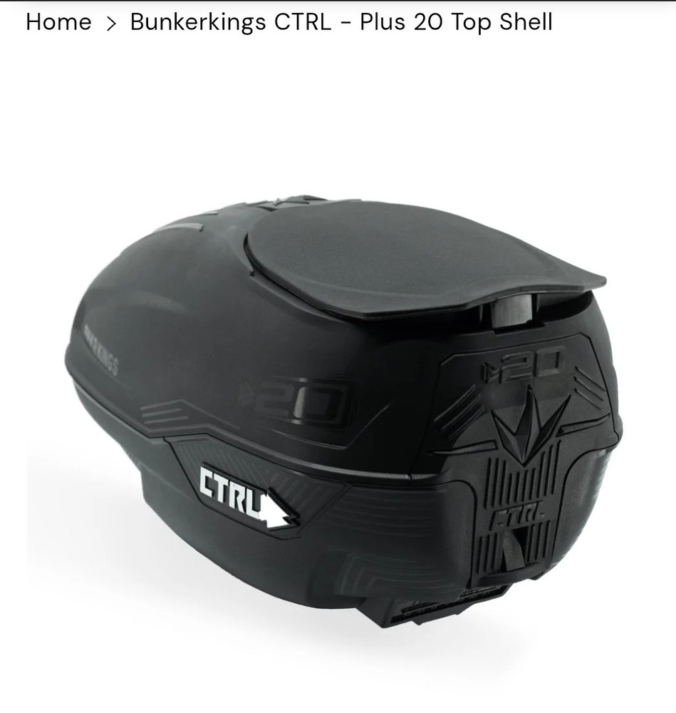NEW Bunker Kings BK CTRL Plus Sized +20 Top Shell - Black
