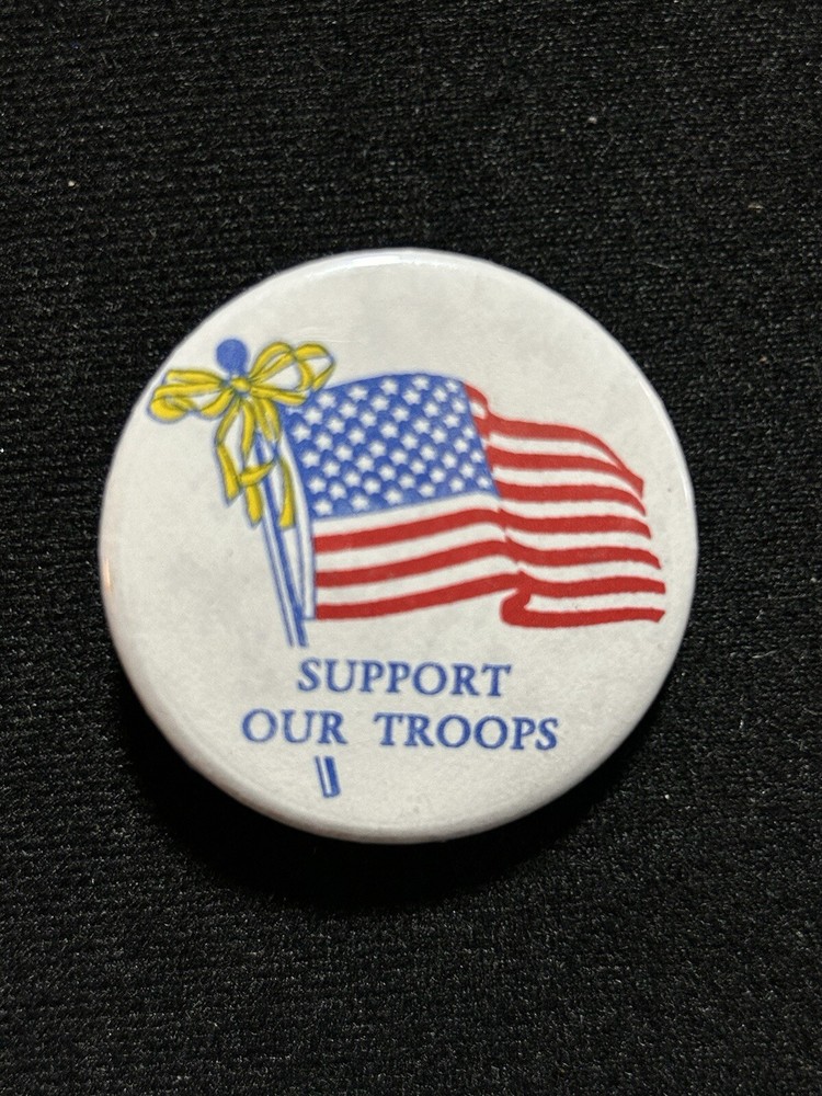 SUPPORT OUR TROOPS, DESERT SHIELD/STORM PIN