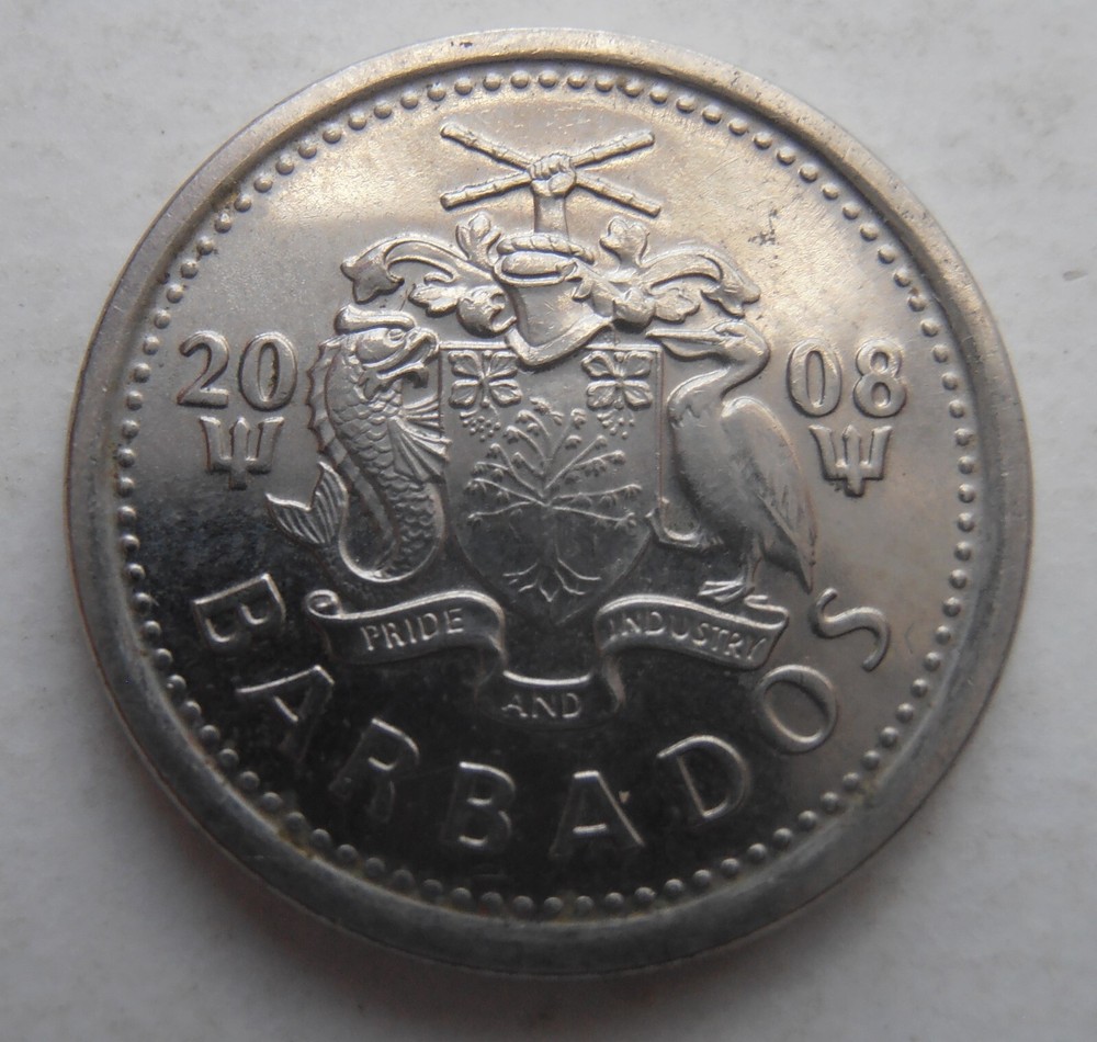 BARBADOS 10 CENTS 2008