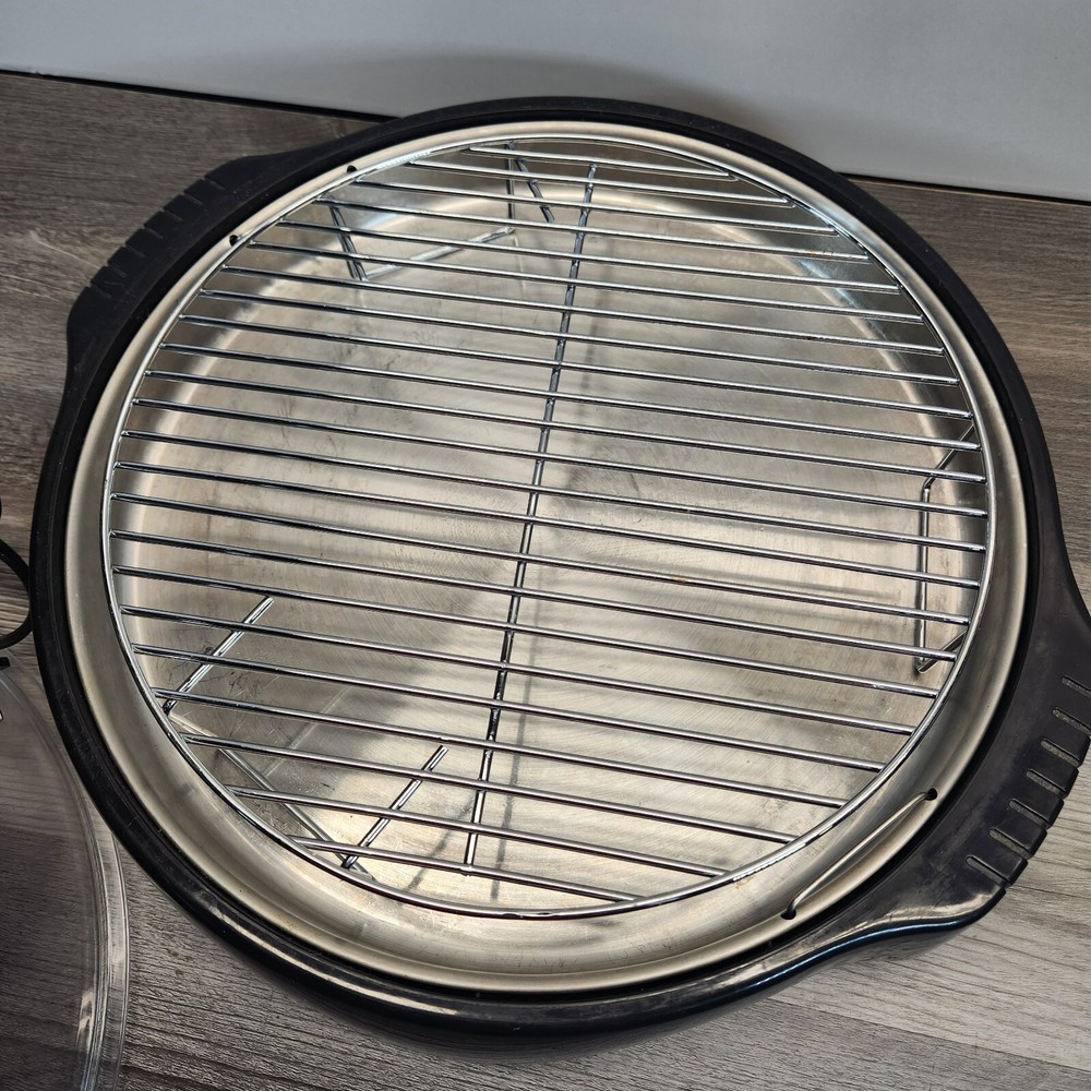 Black Used Nuwave Oven With Cooking Rack