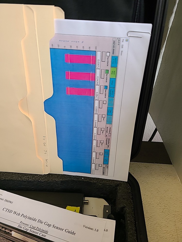 Capacitec WEB POLYMIDE Die Gap Sensor 508-SW