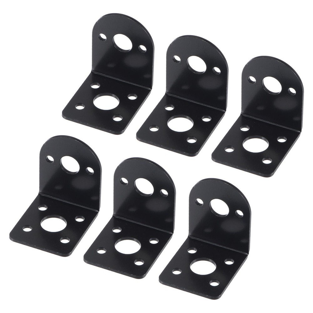 Motor base motor mounting bracket support 32x26x32mm black 6 pcs
