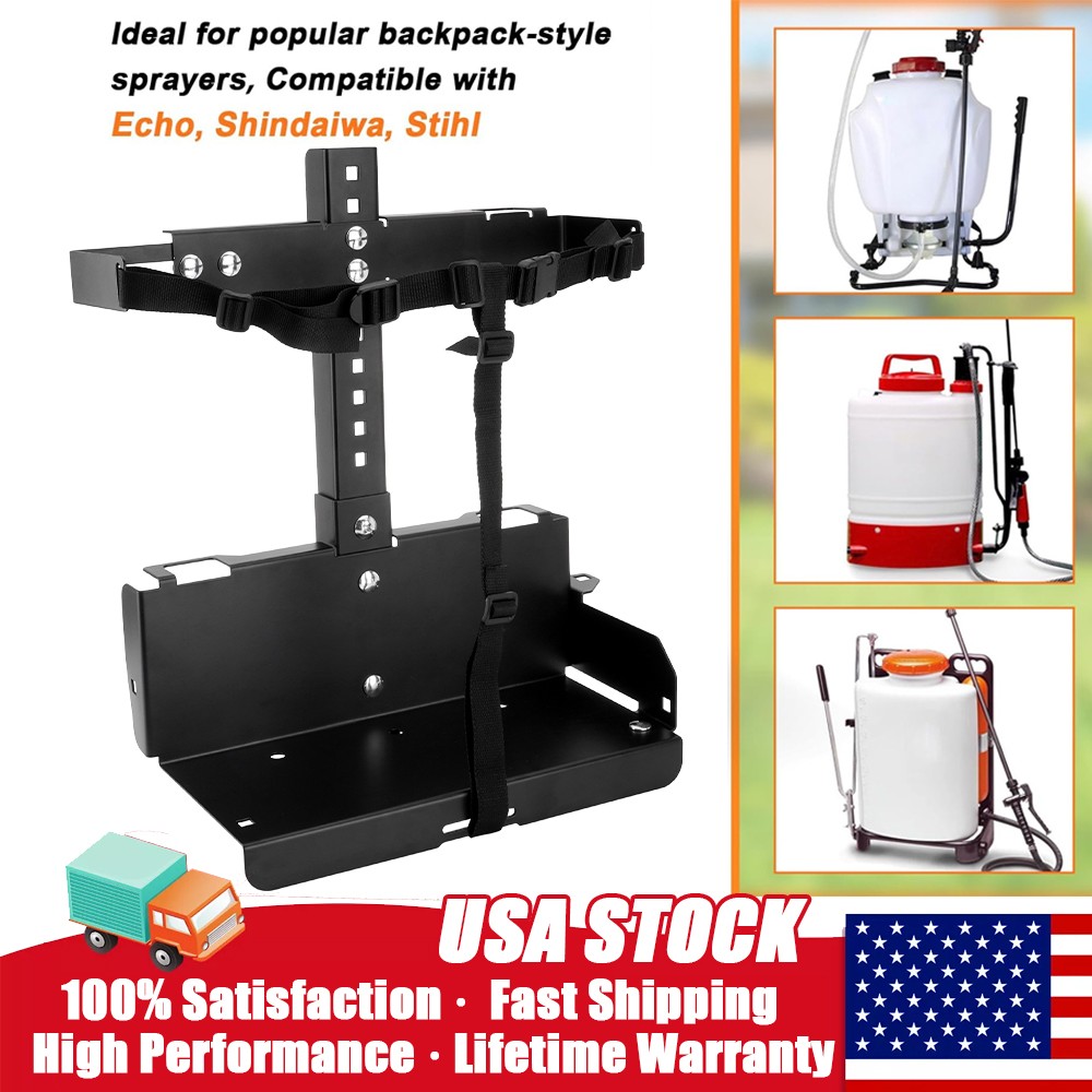 Adjustable Backpack Sprayer Rack Holder For Open & Enclosed Landscape Trailer US
