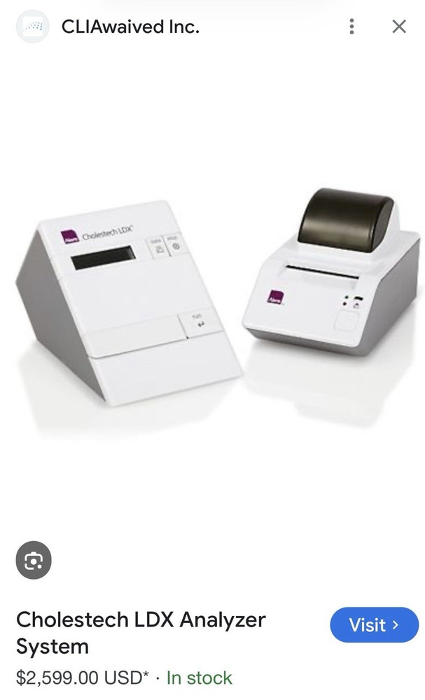 Cholestech LDX Analyzer w/ Printer – Rapid Cholesterol & Glucose Testing –