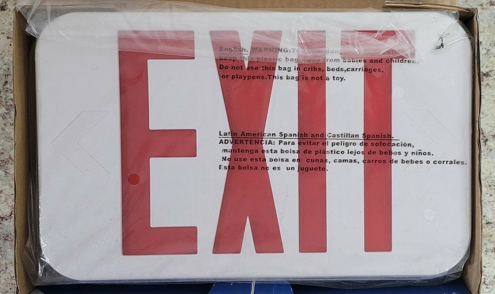 LED Emergency Exit Signs - Various Makes