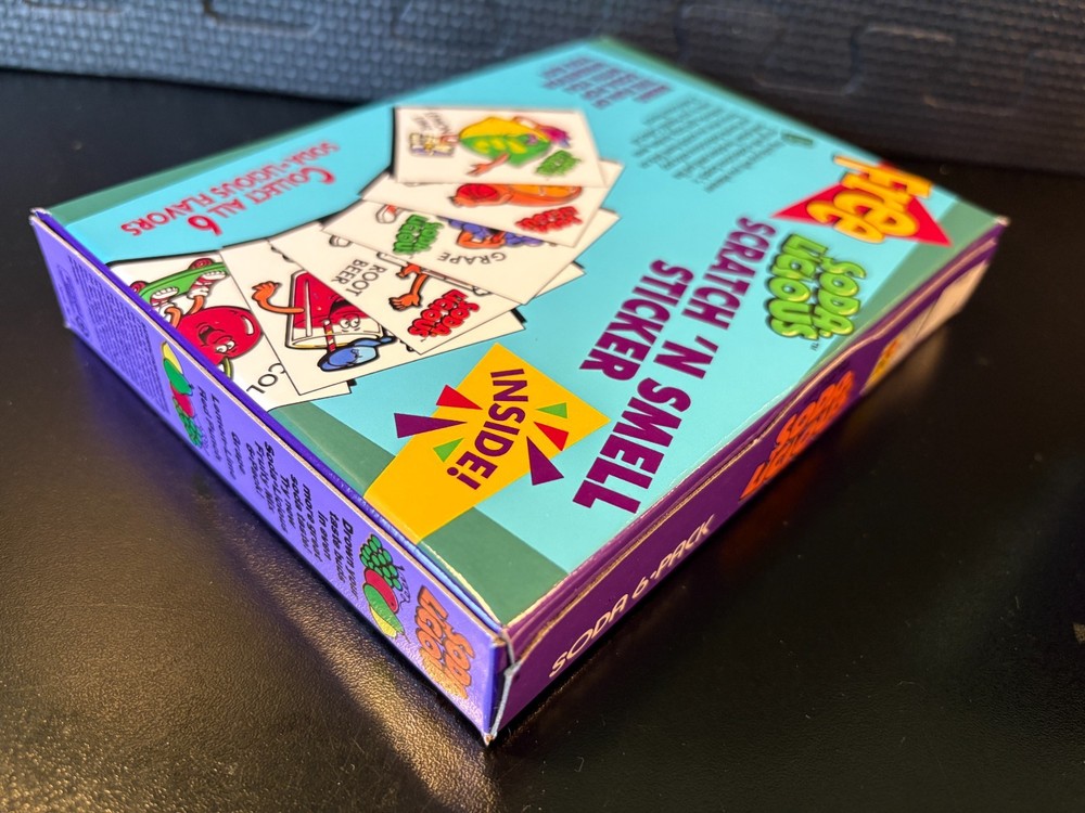 Soda Licious fruit snacks - Empty custom design display box