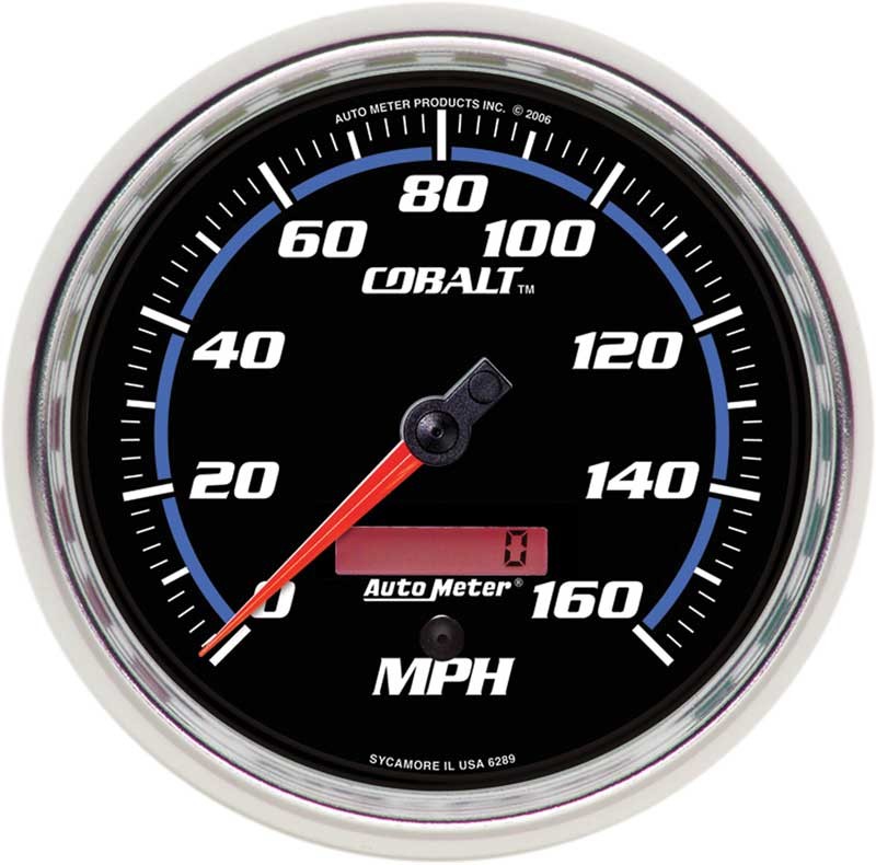Auto Meter Cobalt Series 5" 160 MPH Programmable Electronic In Dash Speedometer