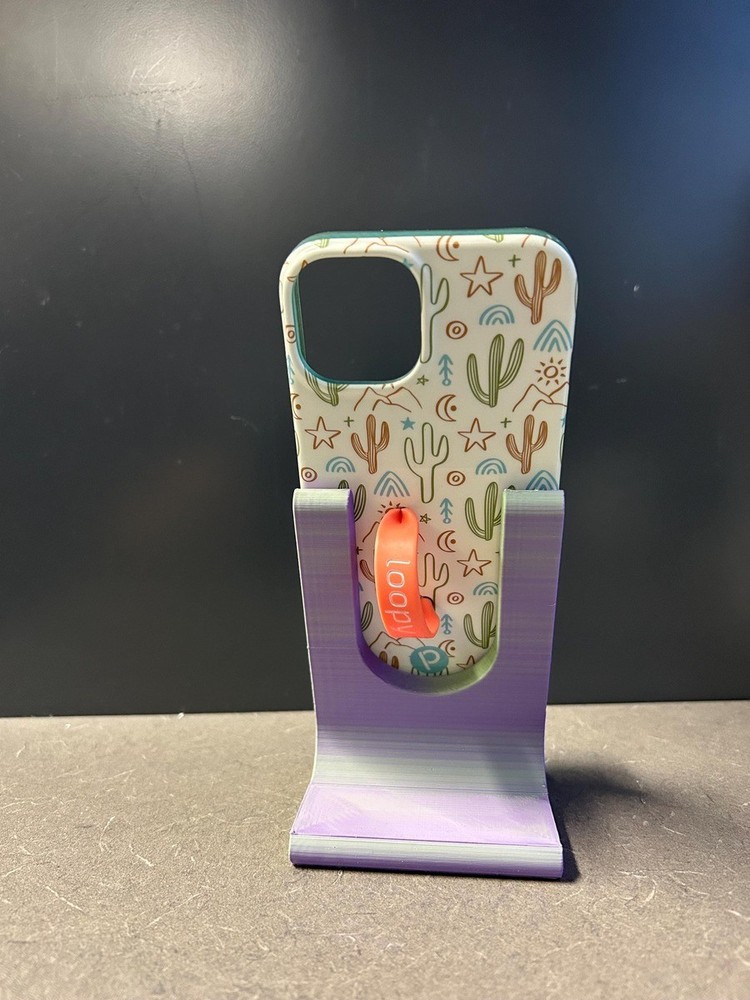 Loop 2 Loop Phone Holder – Multicolor 3D Printed Grip | Universal Loop Case Acce