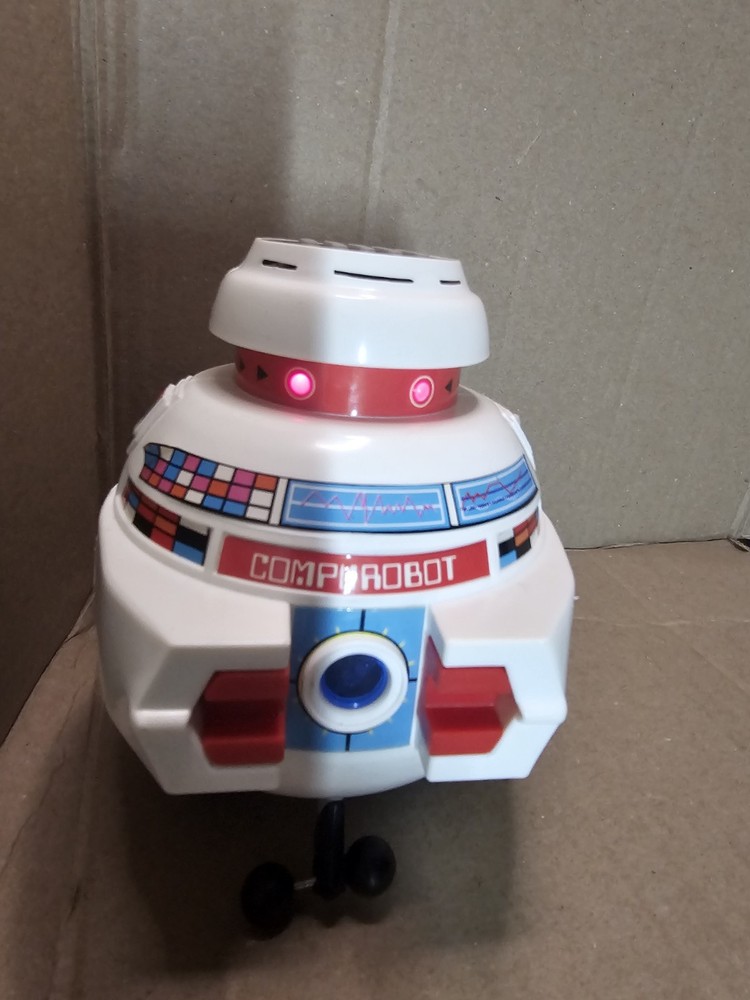 Vintage WORKING 1980's Axlon COMPUROBOT I Programmable Electronic Robot