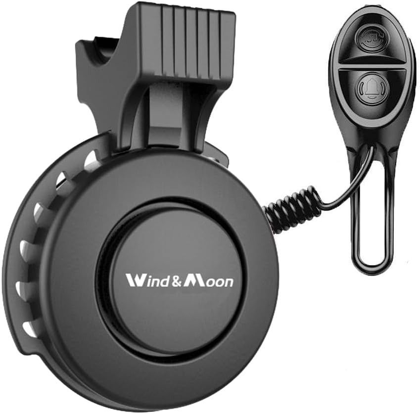 Lightweight and Compact 120db Bicycle Horn - Separate Control Switch Included