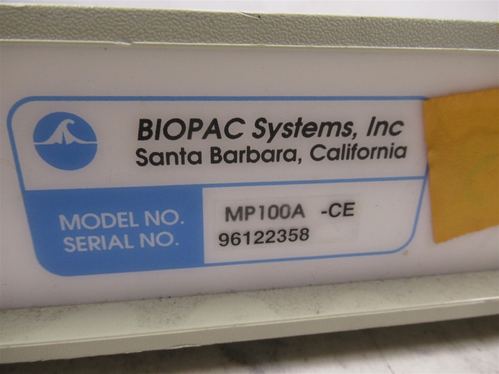 BIOPAC Systems MP100A-CE Data Acquisition Module with Cables