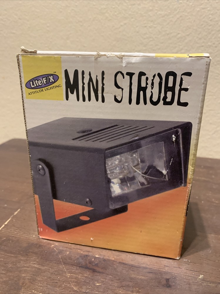 Mini-Strobe Light Variable Speed w/Mounting Bracket Model 1823