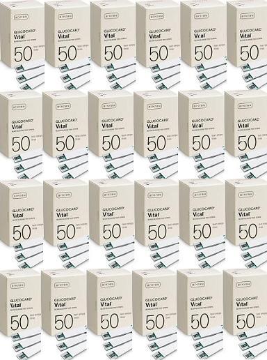 Arkray GlucoCard Expression Blood Glucose Test Strips 50 x 24 pack