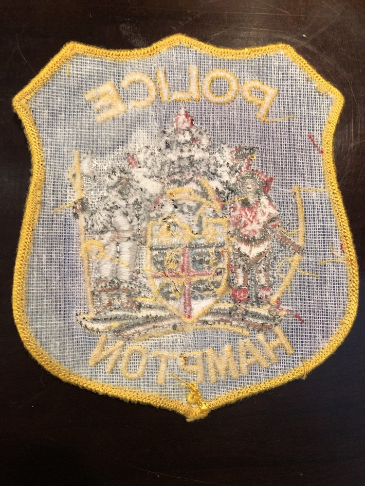 HAMPTON POLICE DEPT Virginia VA PD Used Worn patch