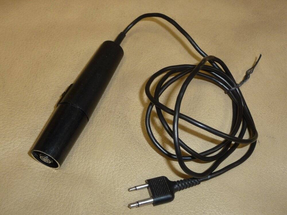 Vintage General Electric Microphone 2-Prong