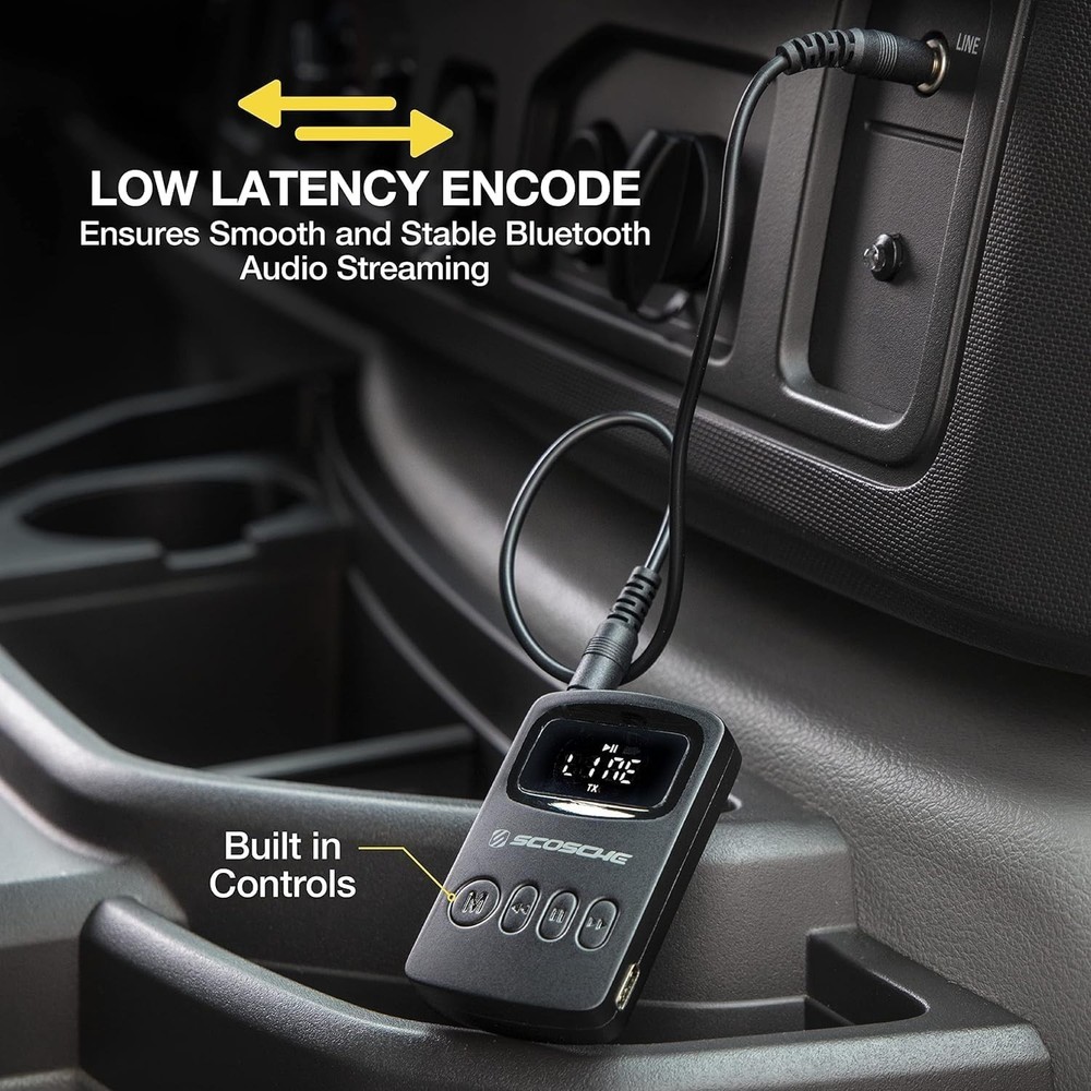 BTTRFM-SP1 Portable Bluetooth Transmitter/Receiver, FM Transmitter and Wireless