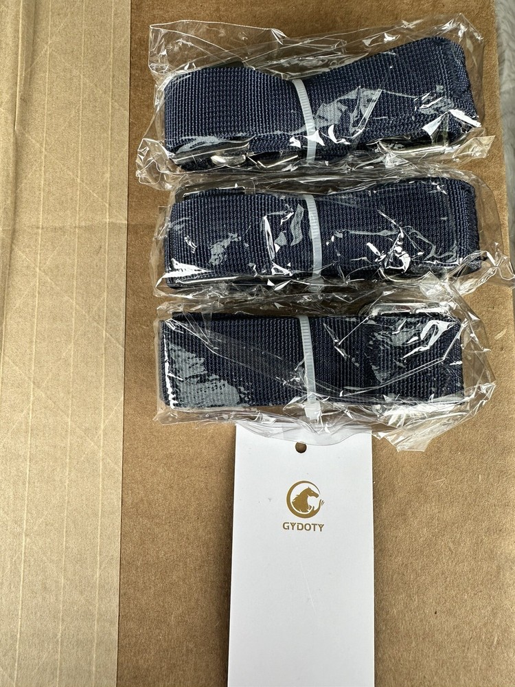 Gydoty 3 Pack Versatile Adjustable Nylon Strap for Horse Feeders & Blankets