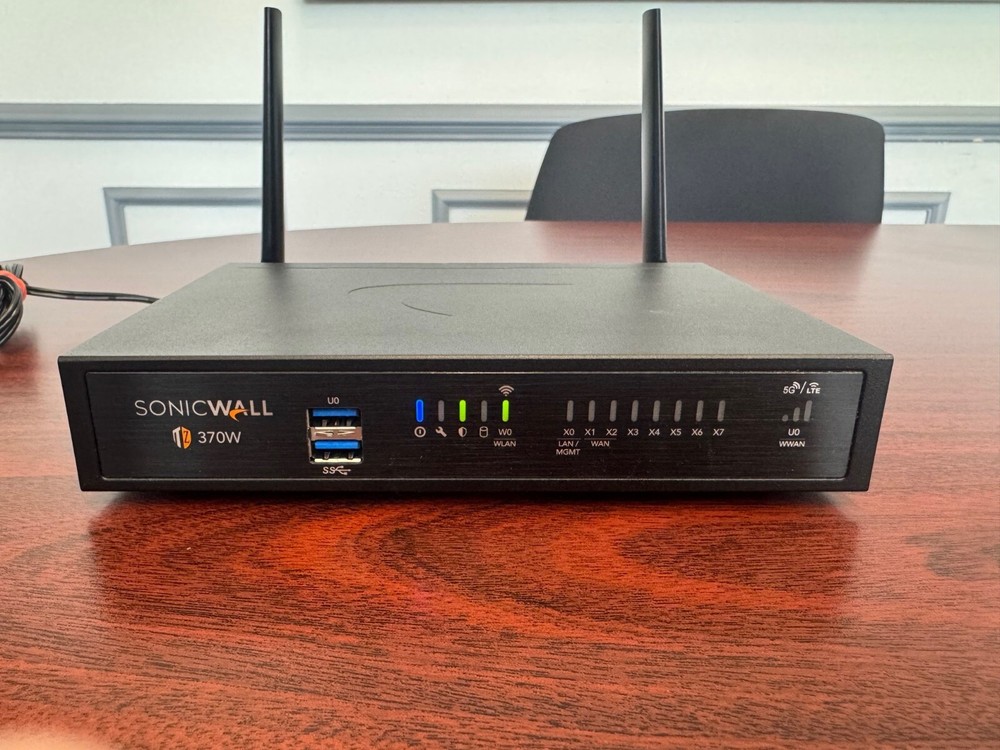 🔥 SonicWall TZ370W Wireless Firewall Security Appliance