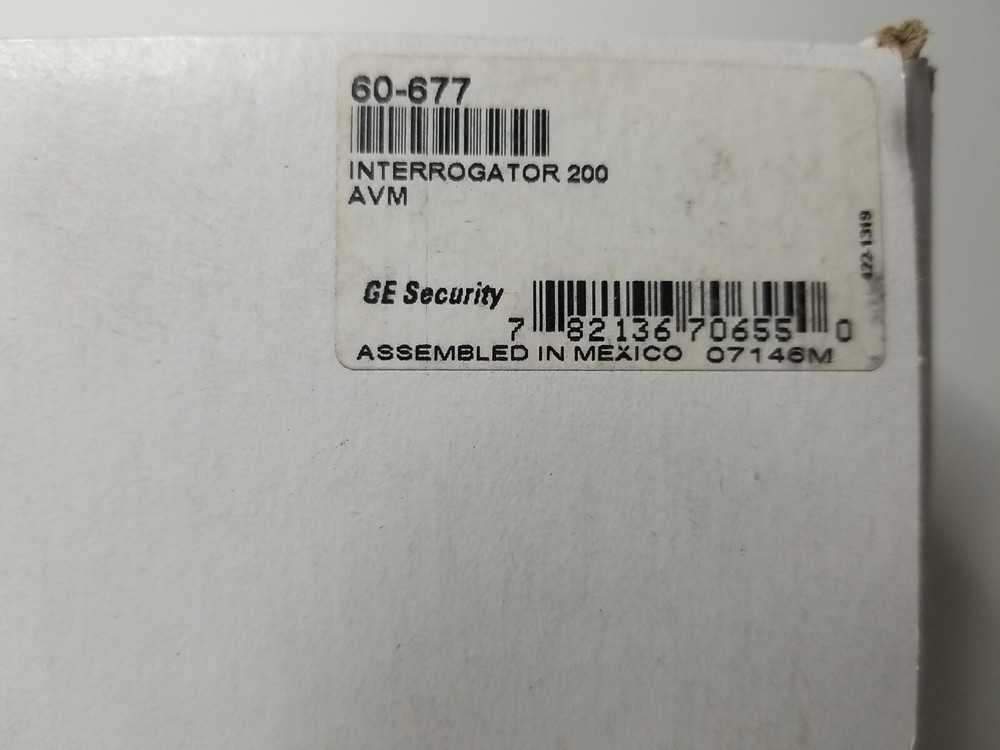 ITI GE Interlogix 60-677 Interrogator Alarm Verification Module with Enclosure
