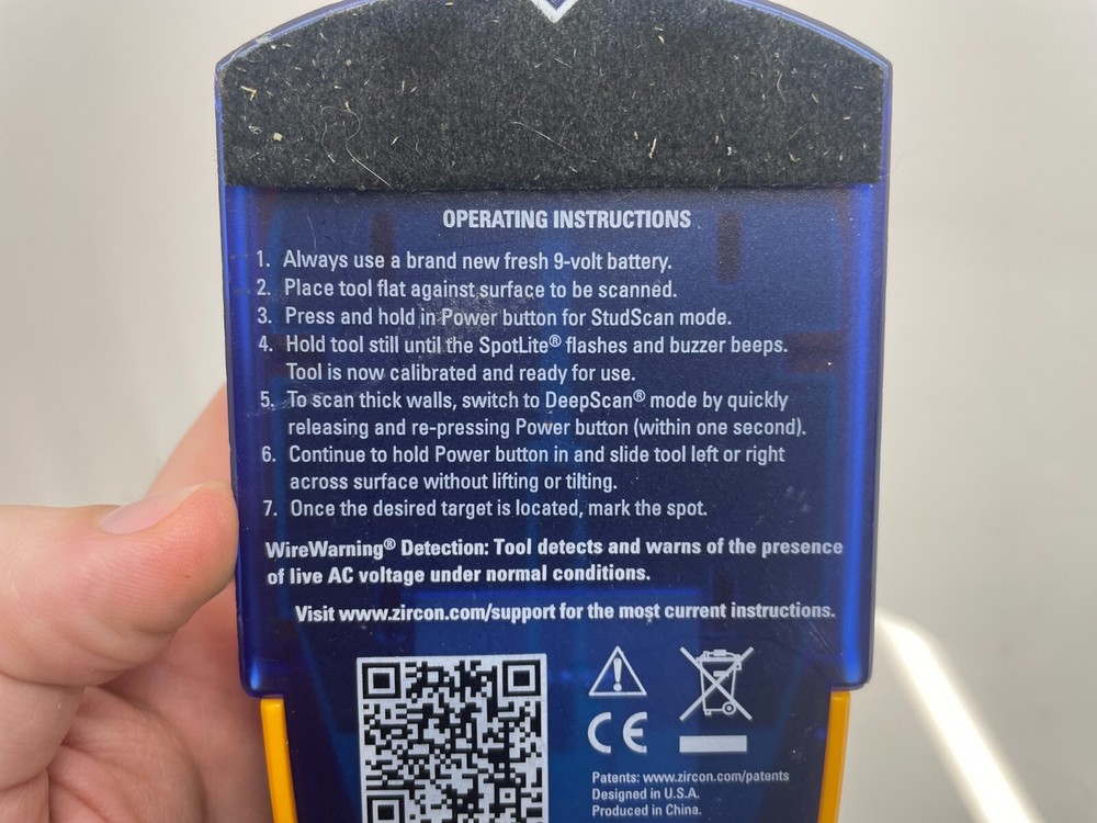 Zircon Center Finding Stud Sensor L70. 19