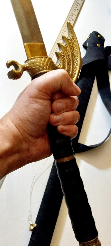 Custom Kirikana Sword 39 " Blade 25.5" - Solid Brass - See Description