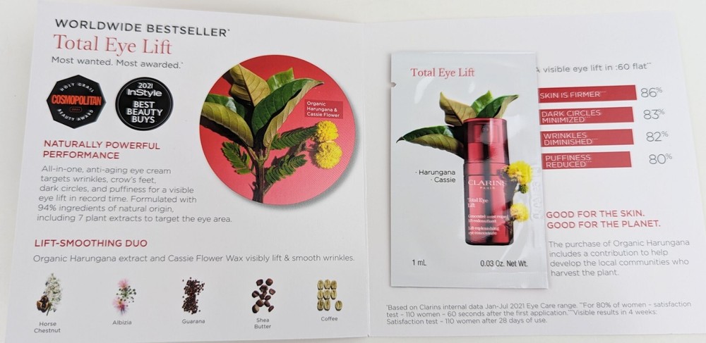Clarins Total Eye Lift 1ml Sample