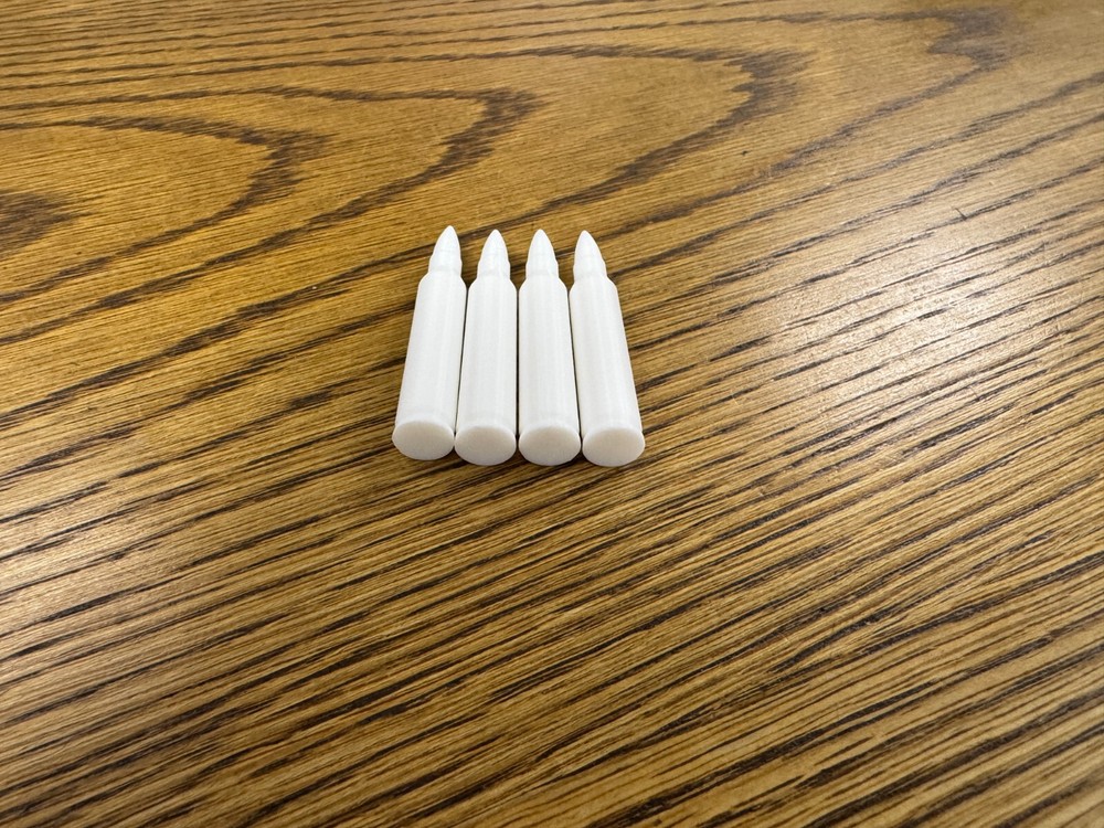 5.56 Snap Cap/Dummy Rounds 3D printed (4 Pack)