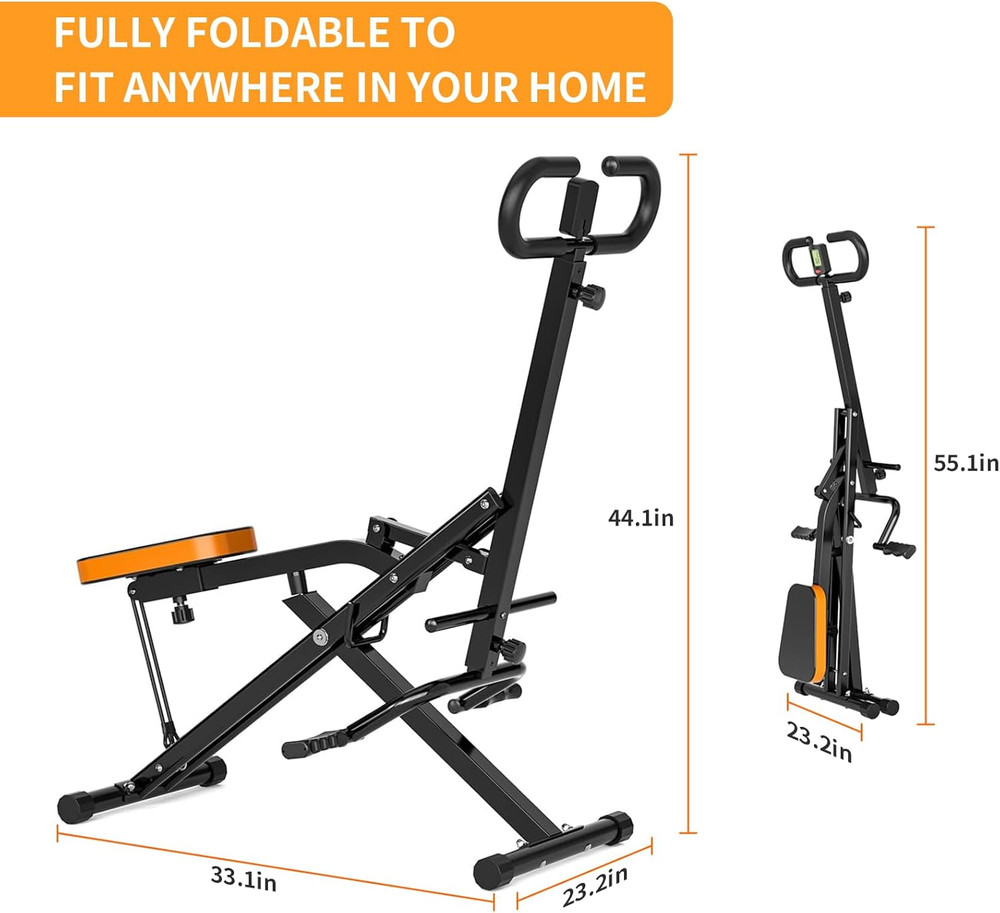 Squat Assist Trainer, Foldable Exercise Trainer with 265LBS Loading Capacity, Sq
