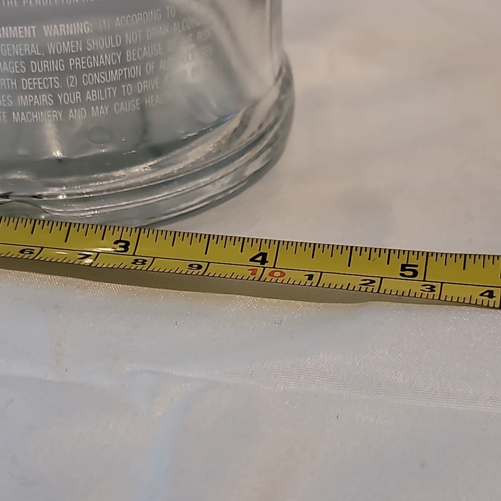 2 Empty Pendleton Whiskey Bottles With Lid 750ml Preowned For Crafting