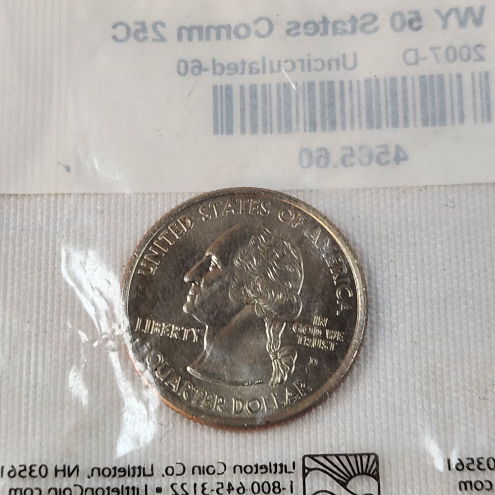 Six Uncirculated State Quarters. See Description