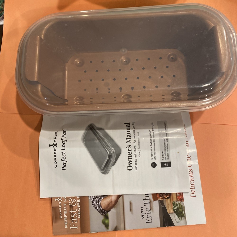 Copper Chef Bread Pan COMPLETE Kitchen Dish (B)