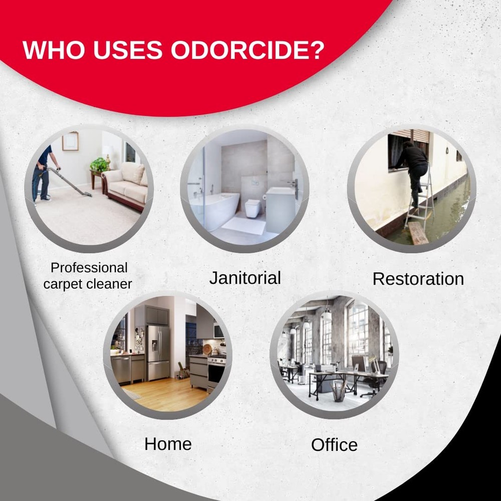 Odorcide Odor Eliminator Concentrate: for 128 oz, clear