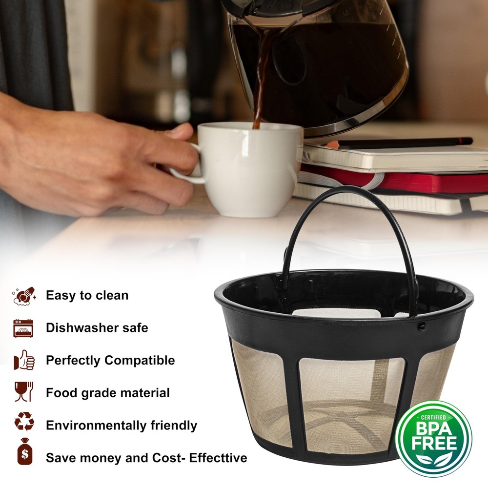 Reusable 8-12 Cup Coffee Filter Basket for Mr. Coffee - 2-Pack