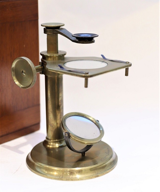 Baker dissecting simple microscope, London, ca. 1870