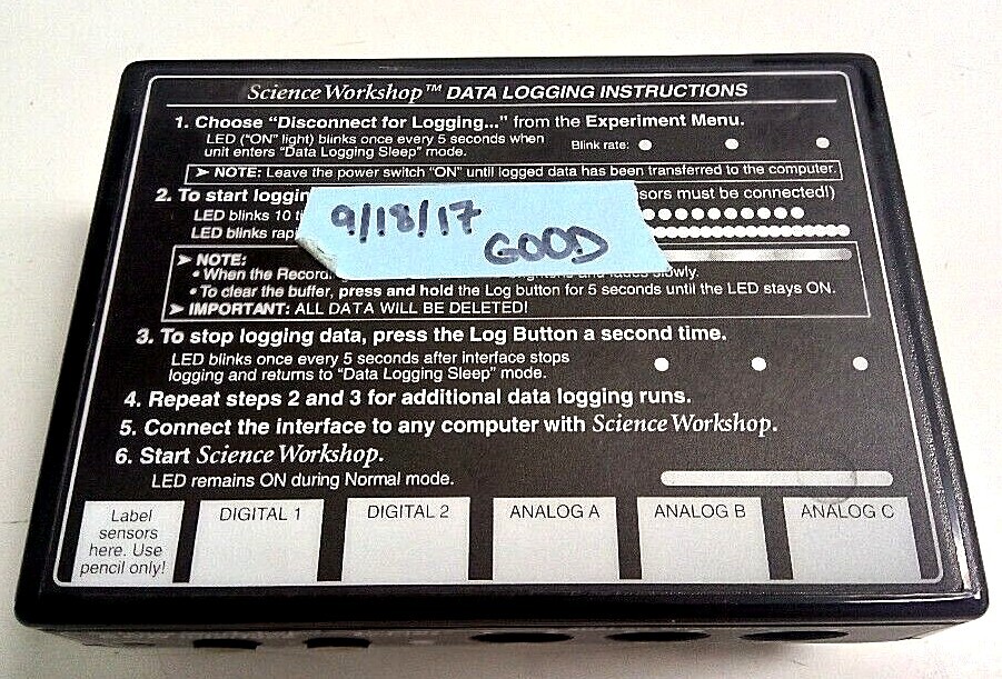 Pasco Scientific CI-6760 Science Workshop 500 Interface Data Logger Lot of 5