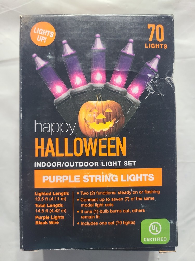Walgreens Purple String Light 70 Lights