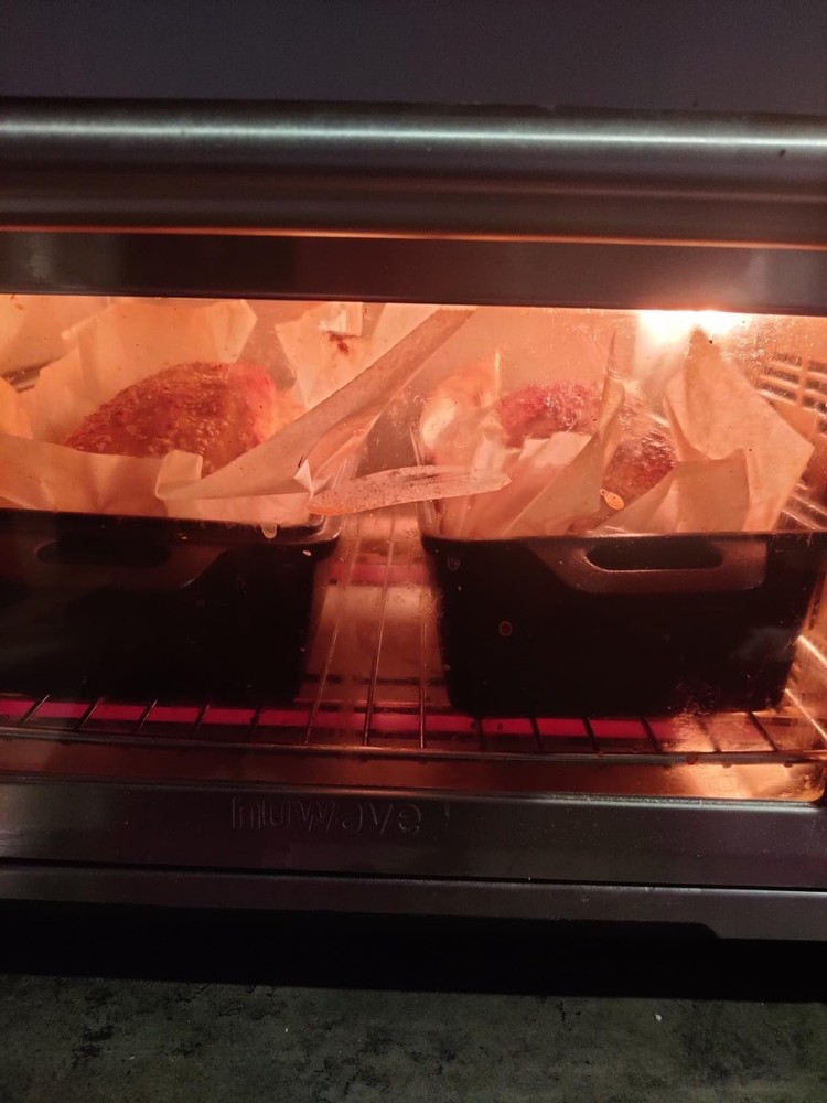 2-In-1 Cast Iron Oven Pan 9"x5"Durable Loaf Pans Rectangular Baking
